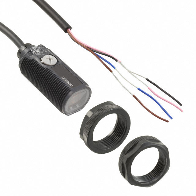 E3fa-tp11 2m Photoelectric Sensor - Color: Black