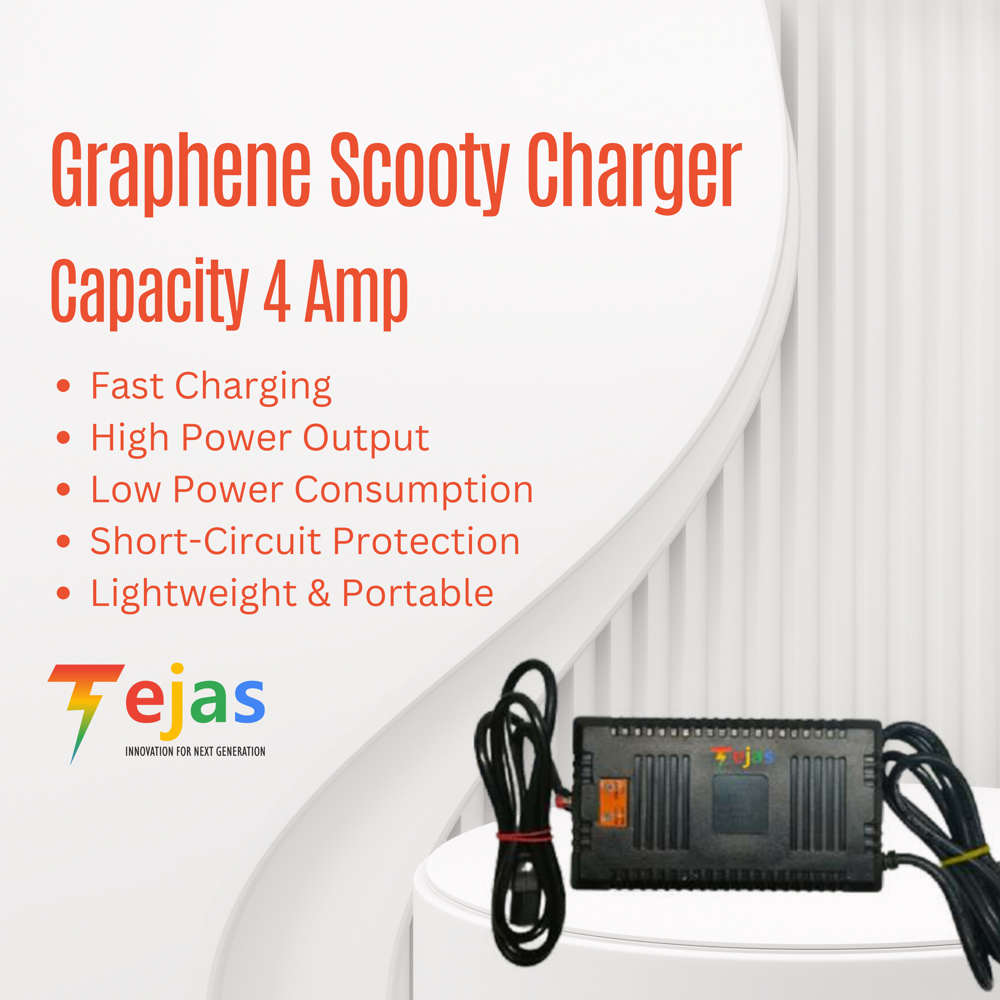 4A Lead-Graphene Battery Charger for Electric Scooters