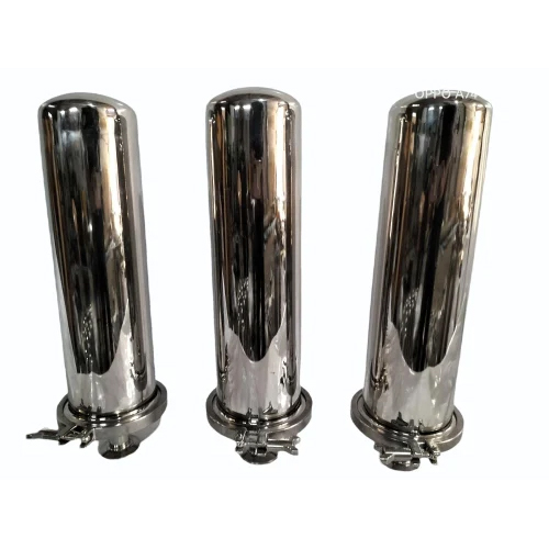 10 Inch Ss Air Bain Filter Housing - Color: Silver