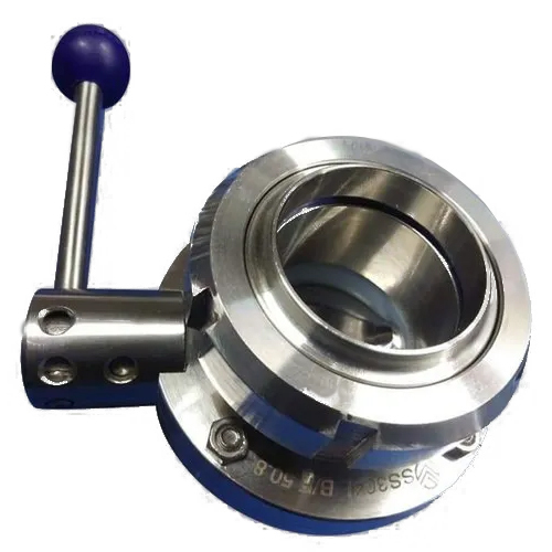 Stainless Steel Butterfly Valve - Port Size: 3 Inch