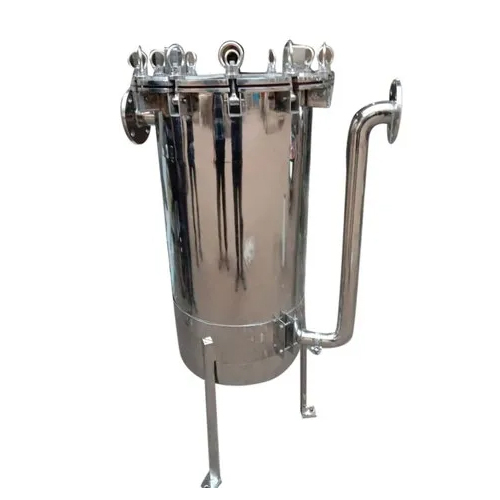 8 Inch Stainless Steel Basket Filter - Color: Silver