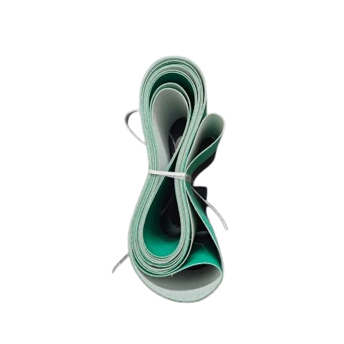 Pu Conveyor Belt - Polyester Material, 50mm Width X 12mm Thickness, Smooth Green Finish, Heat Resistant | Ideal For Industrial Applications