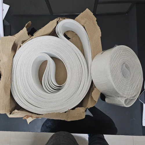 Diamond Top Conveyor Belt - Color: White
