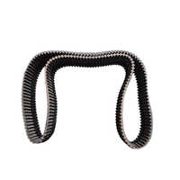 Rubber Timing Belt - 760mm Length, 25mm Width, Black | Durable Rubber Material, Industrial Use, 6-month Warranty