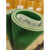 Rough Top Conveyor Belt - Rubber, 40mm Width, Green | Heat Resistant, Ideal For Industrial Use, 6-month Warranty
