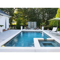 Pool With Spa - Color: Blue