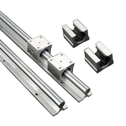 Hgh20Ca Linear Guide Way And Rail Block - Color: Silver