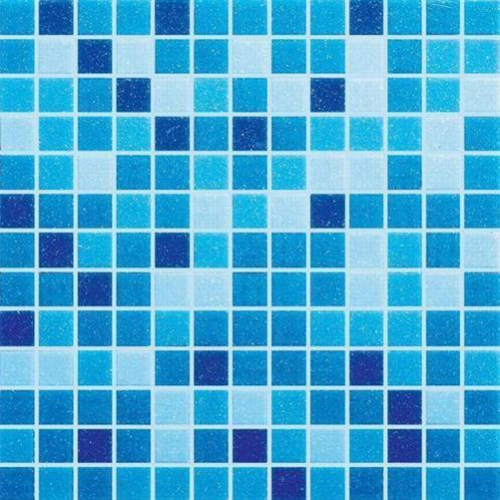 Swimming Pool Mosaic Tile - Pattern: Square Edge