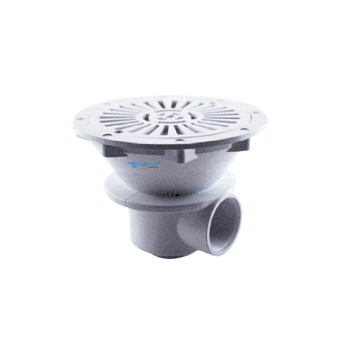 Main Drain For Residential Pools - Color: Silver
