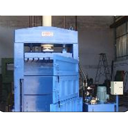 Hydraulic Tyre Baling Machine - Color: Blue