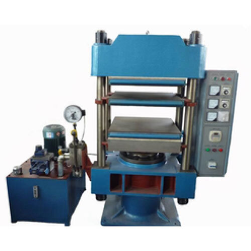 Hydraulic Rubber Moulding Machine - Color: Blue