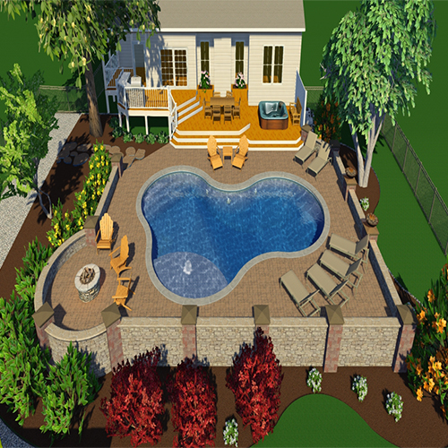 3D Swimming Pool Design