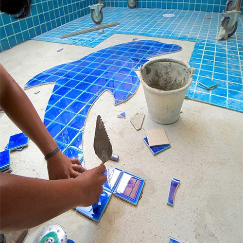 Pool Tiles Installation