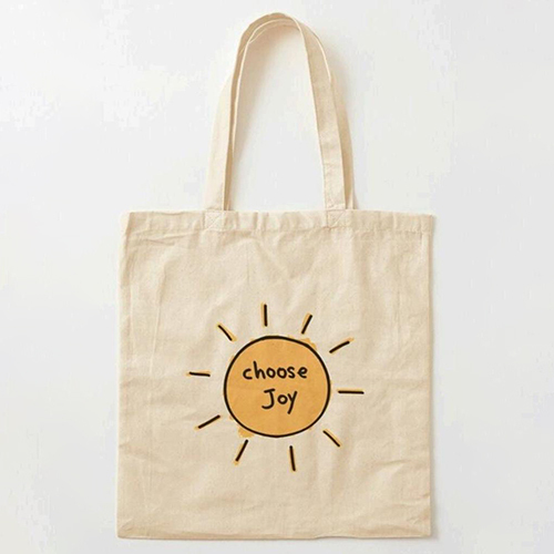 Printed Cotton Bag - Color: Different Available