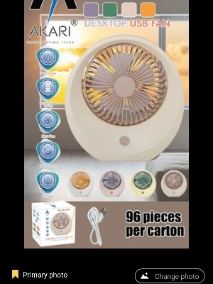 4014 Rechargeable mini Desk Fan
