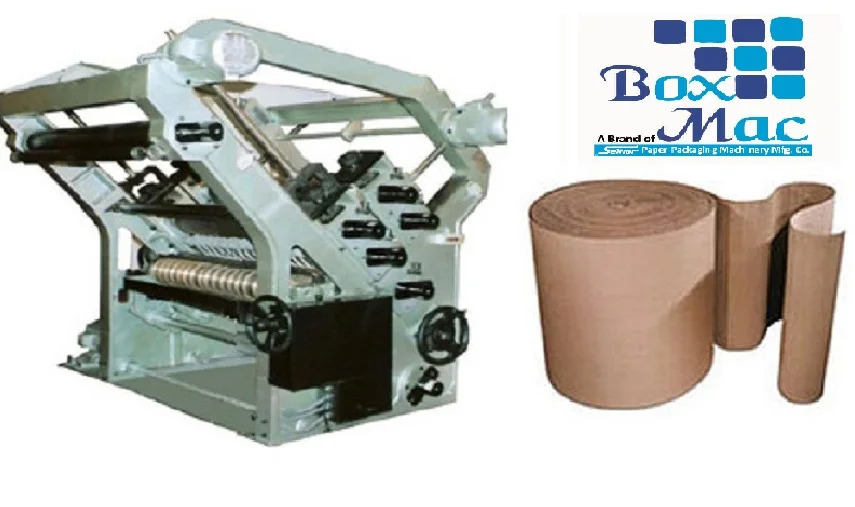 Boxmac Double Profile Paper Corrugation Machine - General Use: Industrial