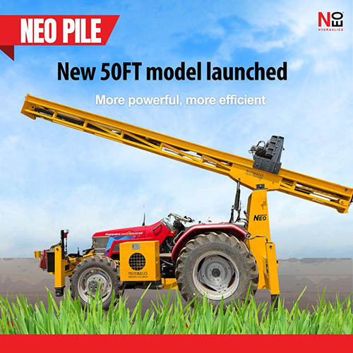 Neo Pile Machine - Digging Depth: 50 Foot (Ft)