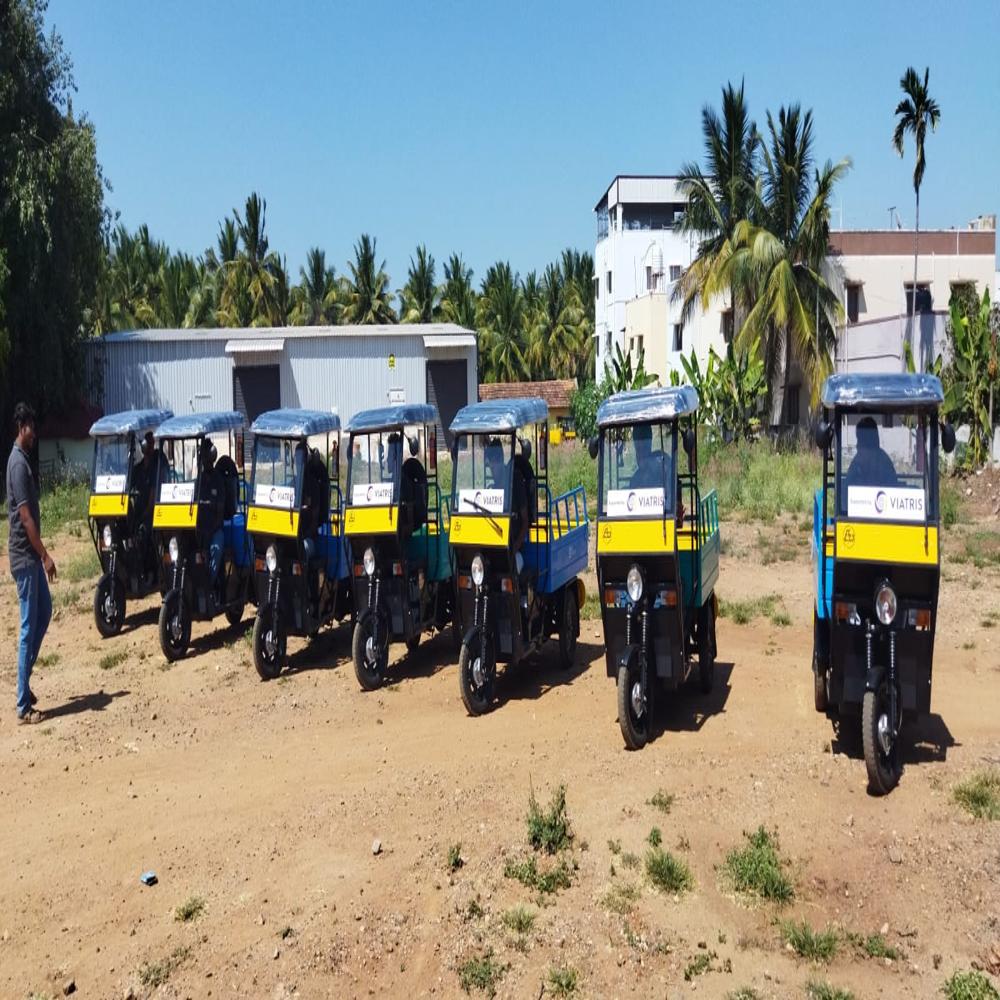 Battery Operated Rickshaw - Battery Capacity: 60 Ampere-hour (Ah)