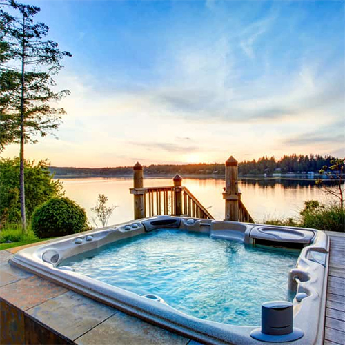 Jacuzzi Type Swimming Pool - Color: Blue
