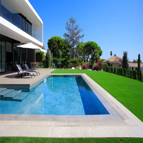 Overflow Type Swimming Pool - Color: Blue