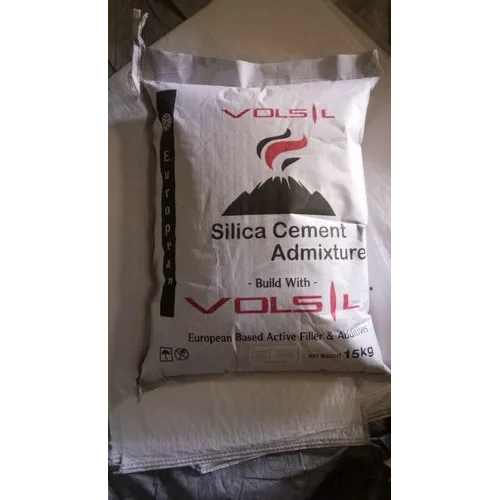 Concrete Admixture Additives Guru Silica Cement Admixture Volsil - Technical Grade Powder, 20 Kilograms, White Color, Silicate Raw Material