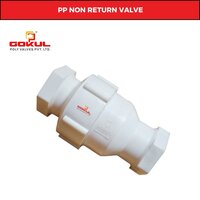 PP Foot Valve Screw End 4