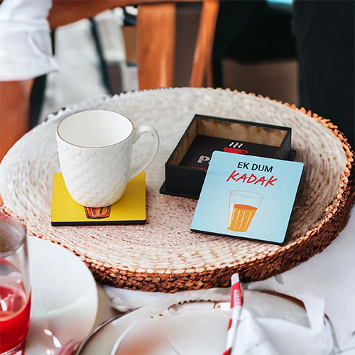 Tc-008 Tea Coasters - Color: Multicolor