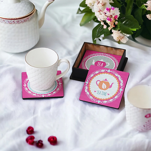 Tc-010 Tea Coasters - Color: Multicolor
