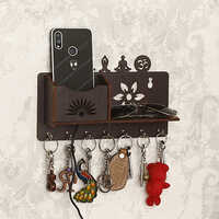 Kh-20(d) Wooden Key Holder - Color: Brown