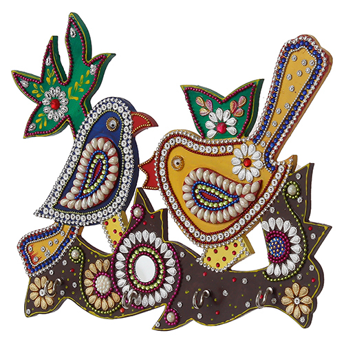 KH-HM Birds Handmade Key Holder