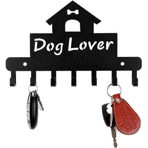 Dog Lover Metal Key Holder