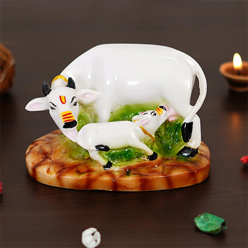 White Cow Showpiece