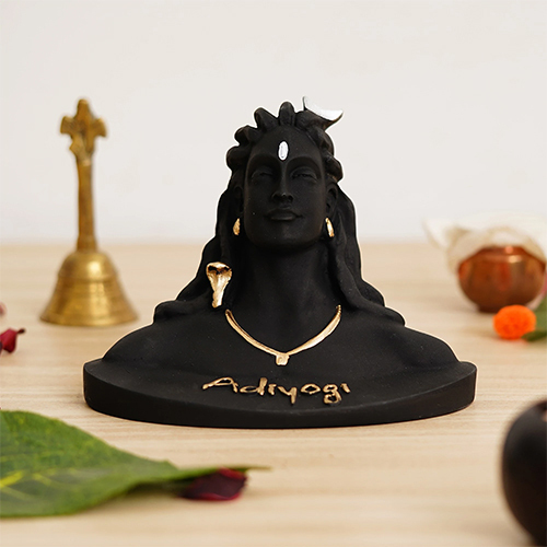 Black Adiyogi Showpiece