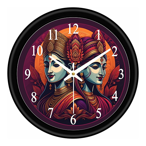 Sita Ji Plastic Wall Clock