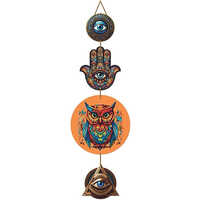 Orange Owl Wall Hangings
