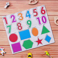 Number And Shapes Puzzle - Age Group: Kids