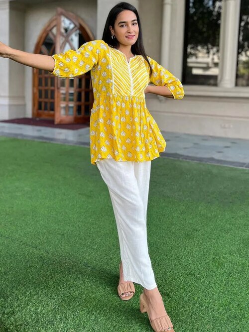 Designer ethnic short kurta