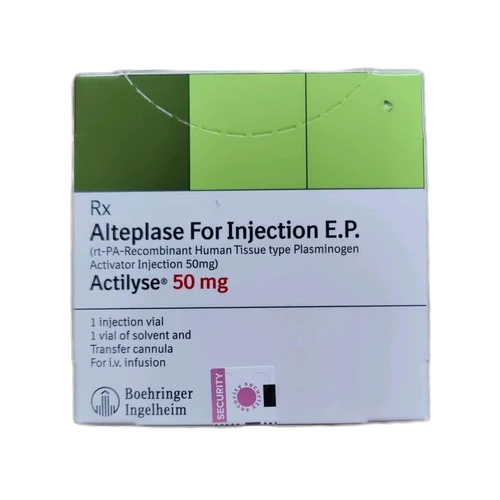 50 Mg Alteplase Injection - Physical Form: Liquid