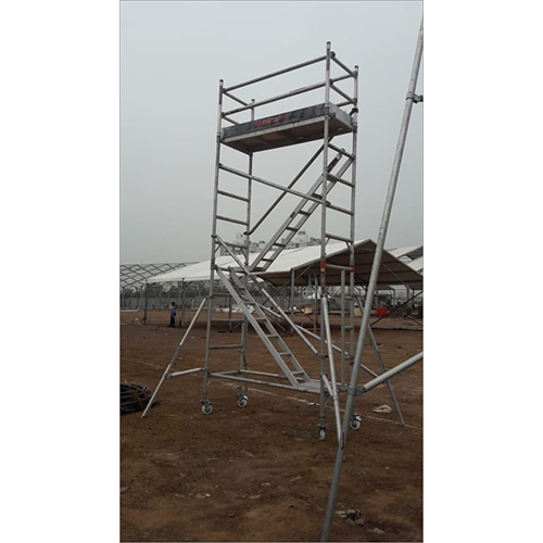 Aluminium Single width Movable Scaffolding