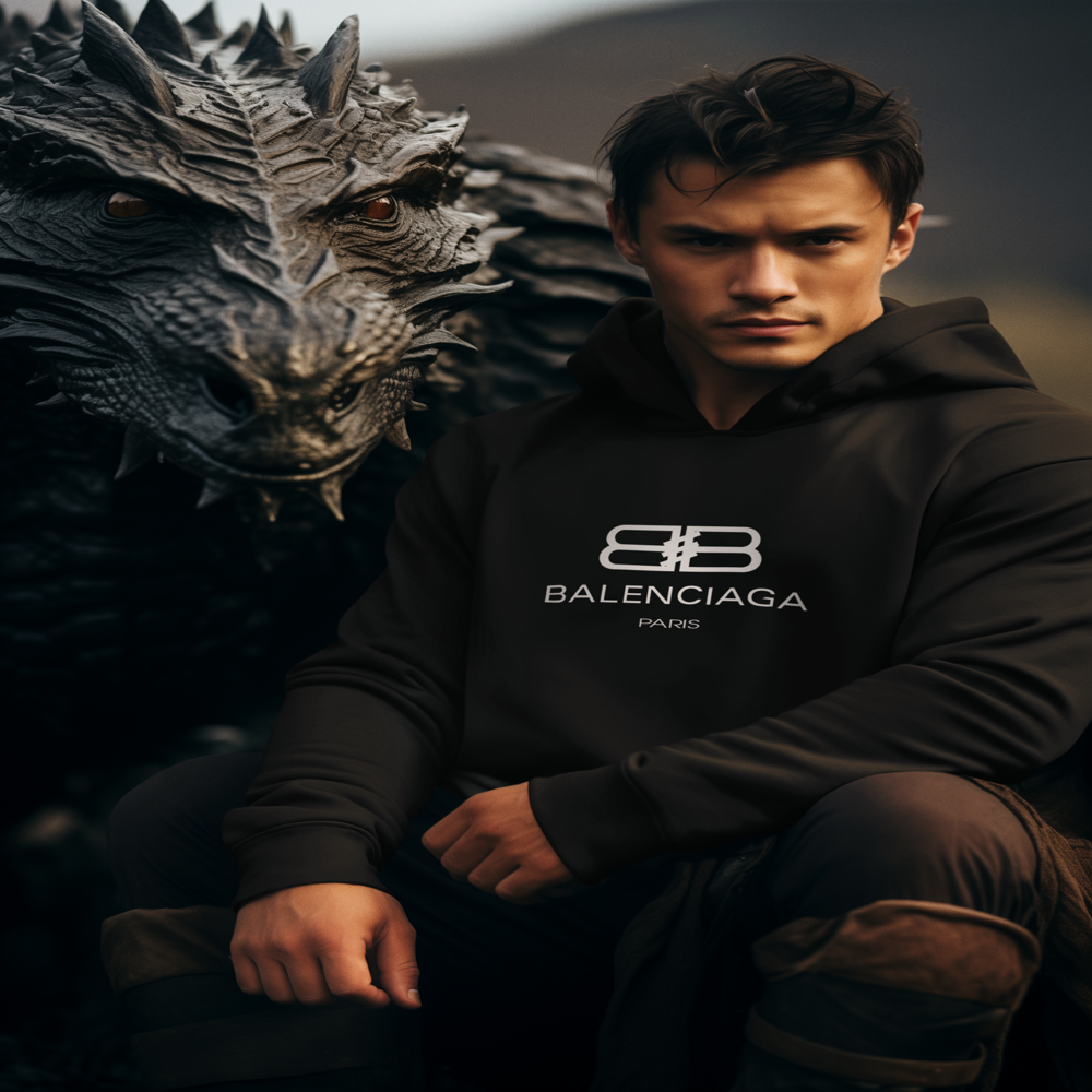Black Designer Hoodie
