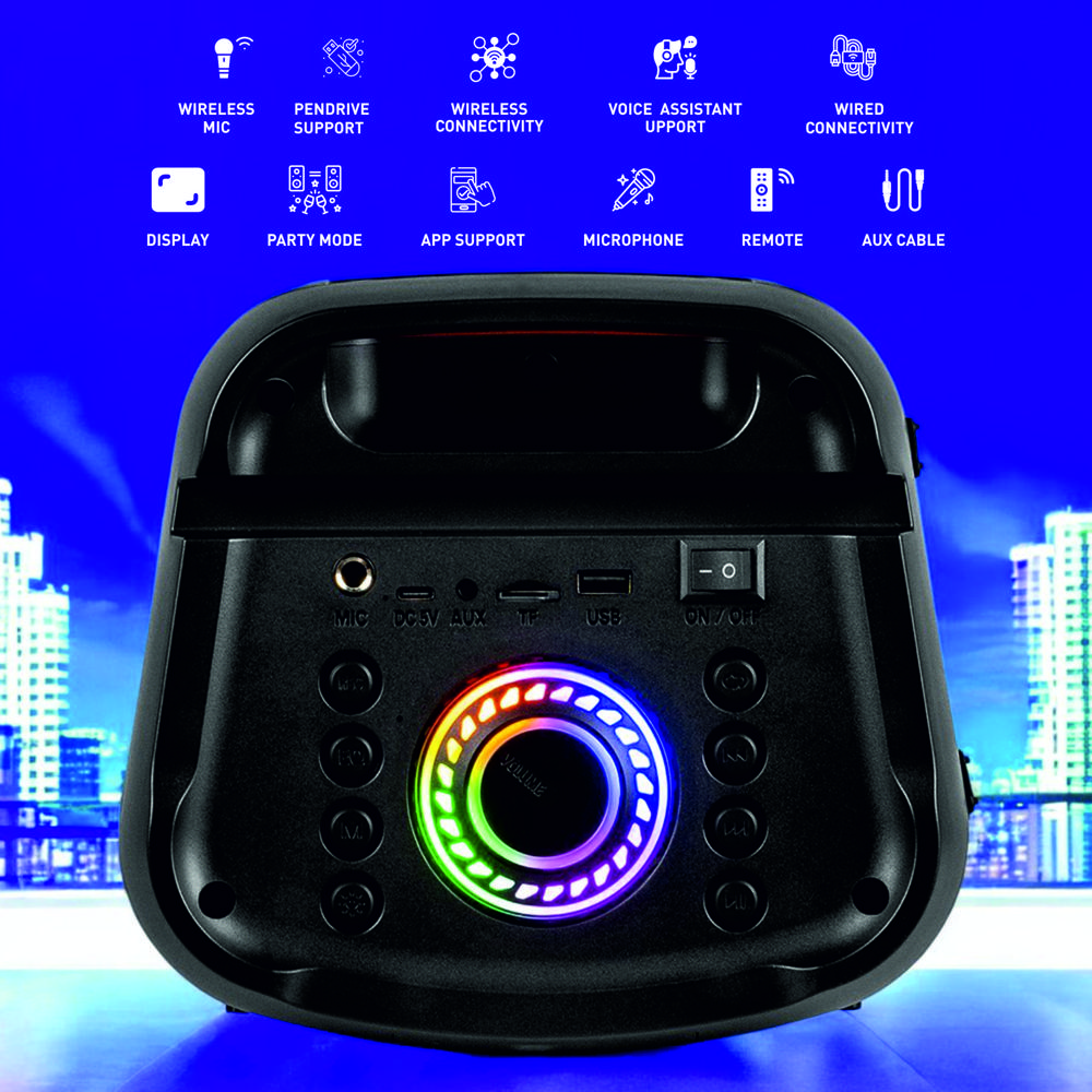 Tws Wireless Speaker Ss01 - 50 Watt - Color: Black