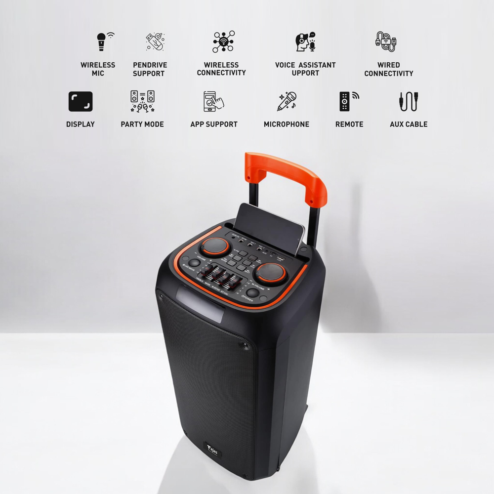 Tws Wireless Speaker Ss04 - 40 Watt - Color: Black