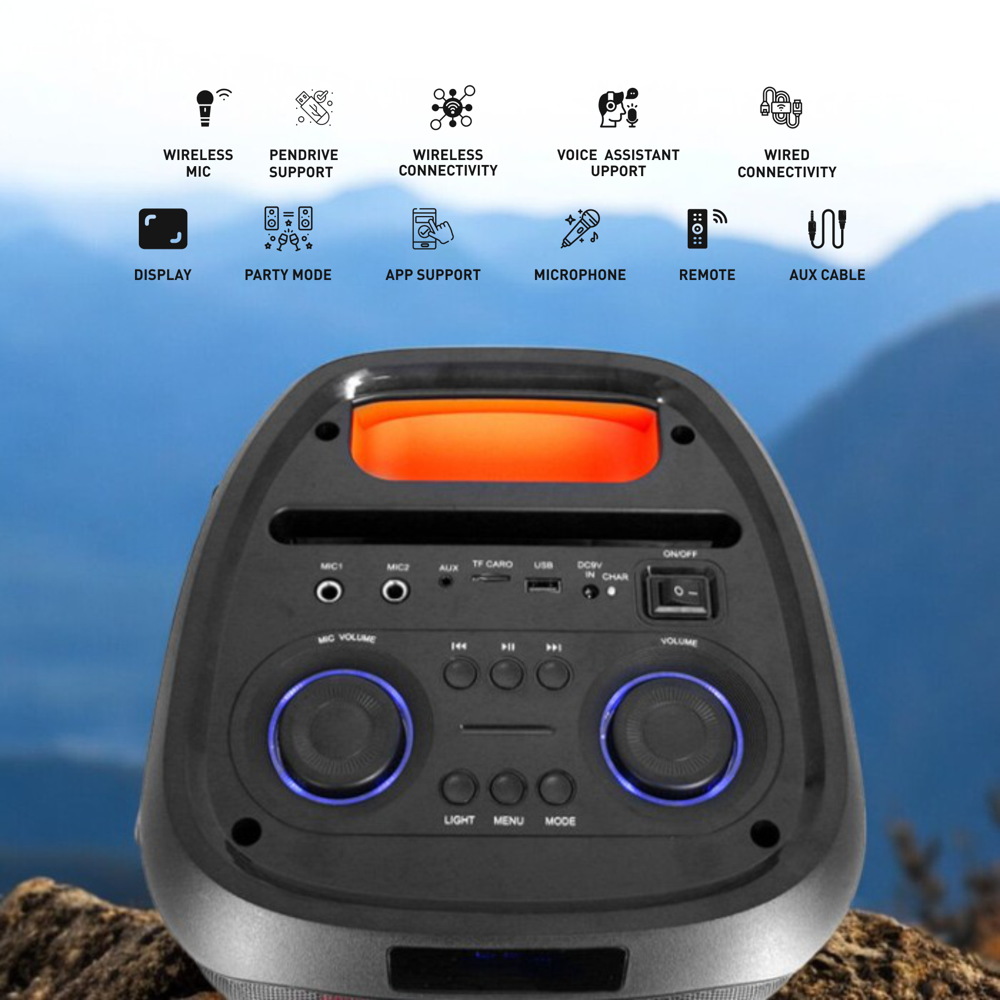 Tws Wireless Speaker Ss05 - 40 Watt - Color: Black