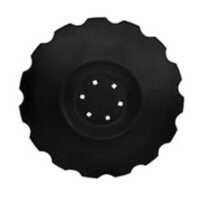 Dome Disc Blade - Metal, Round, Black | Rust Proof For Tractor Use