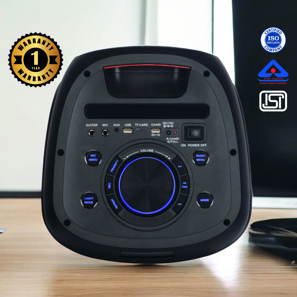 Tws Wireless Speaker Ss06 - 60 Watt - Color: Black