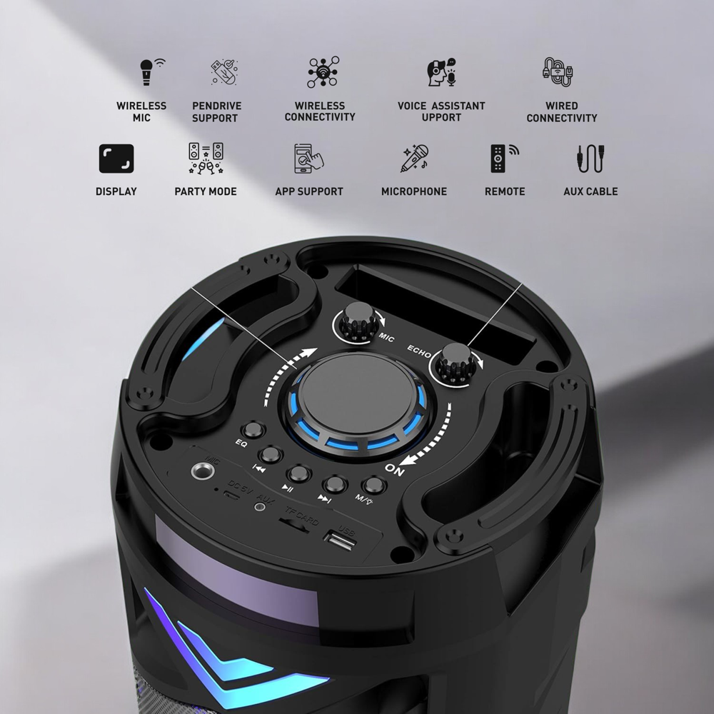 Tr0007 Double 6 - 60 Watt - Color: Black