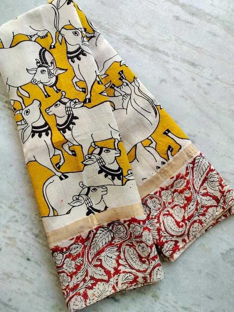 Silk Saree - Bust Size: 44 Inch (In)