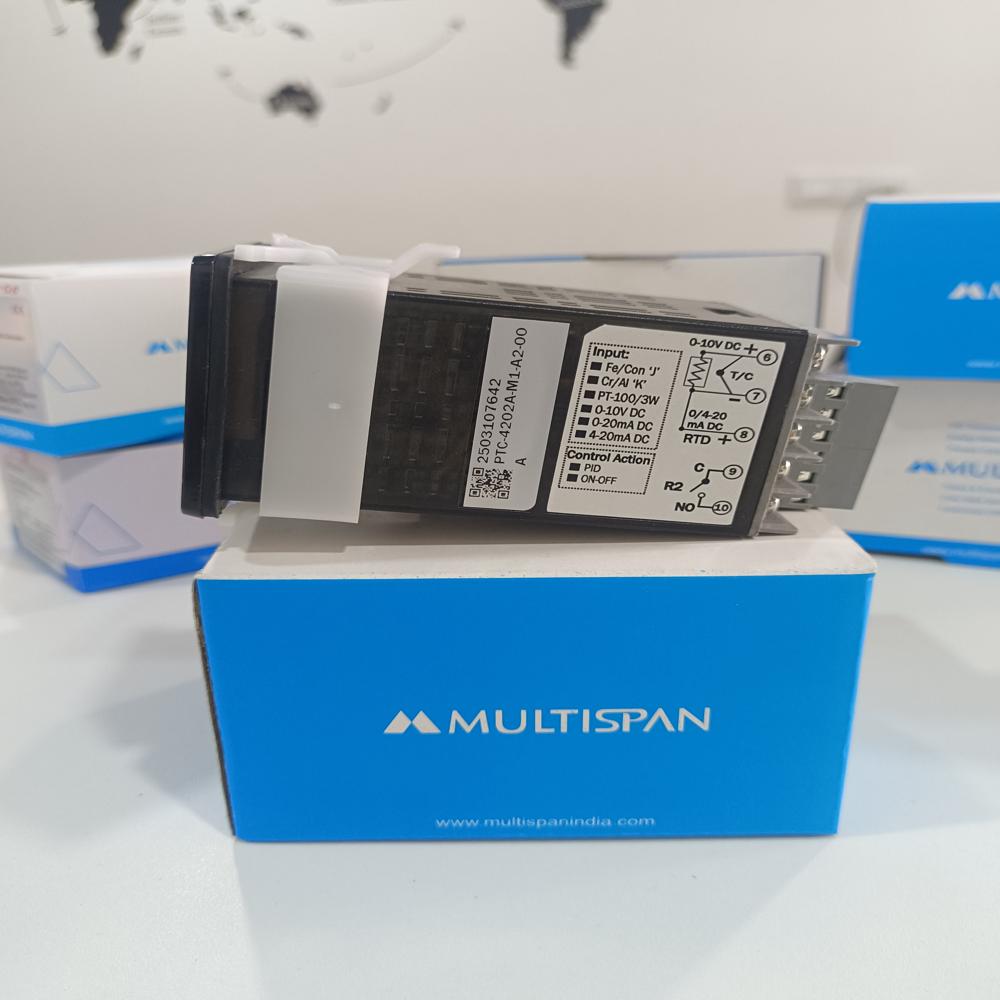 Multispan Ptc 4202 Temperature Controller - Color: Black