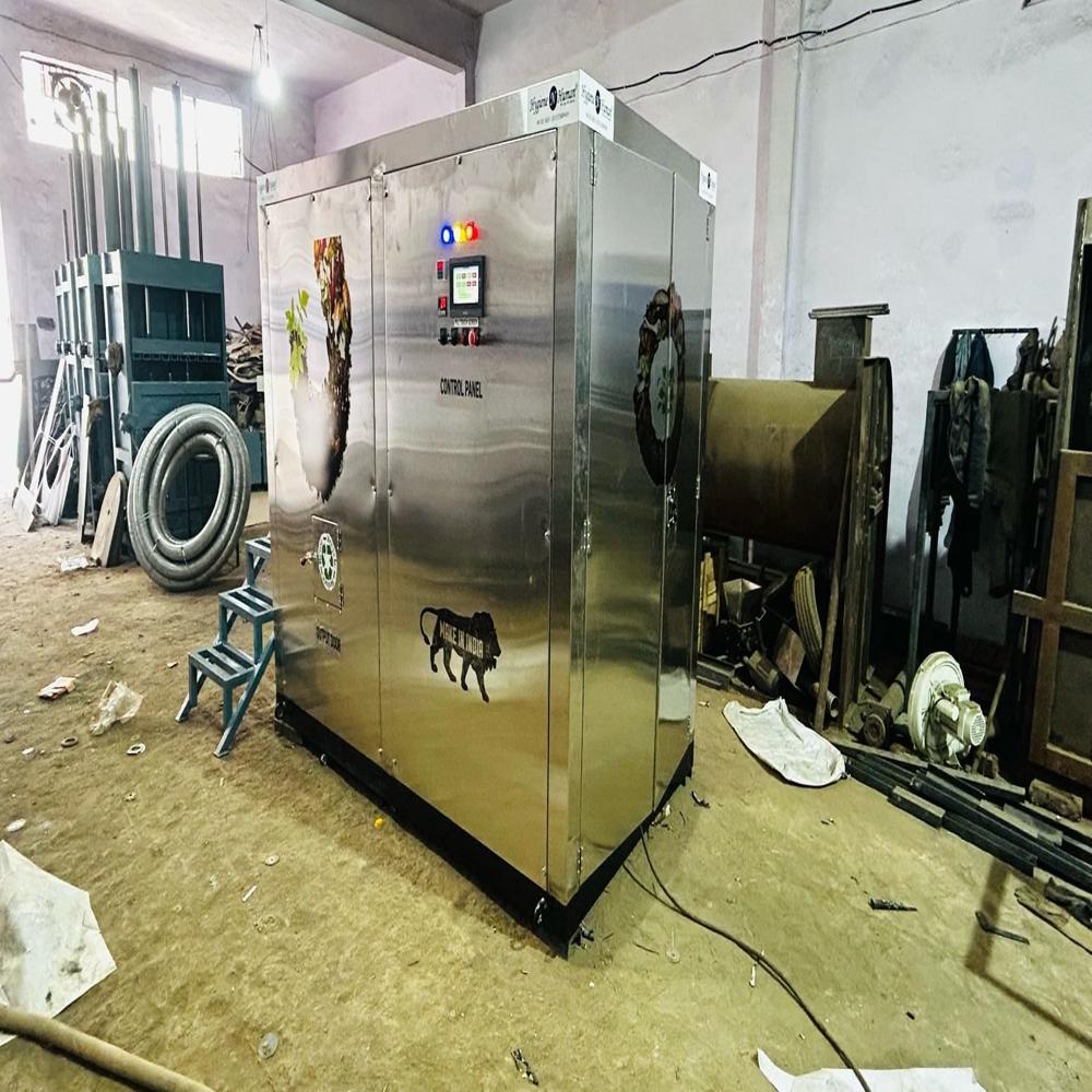 Organic Automatic Food Waste Composting Machine - Material: Steel