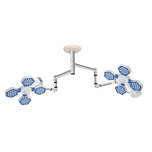 Ms-Hex Ct 4+4 Led Surgical Lights - Features: Less Power Consumption